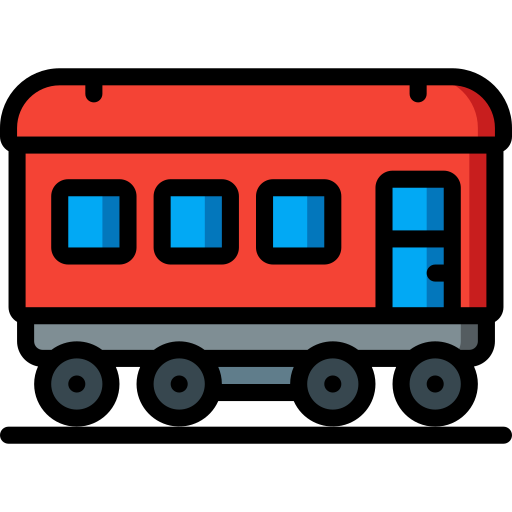 Train Basic Miscellany Lineal Color icon