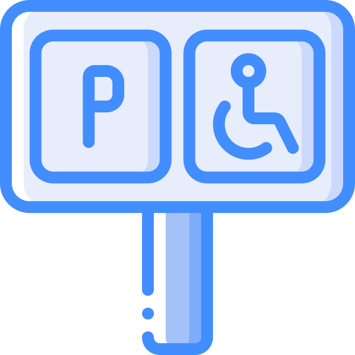 Parking Basic Miscellany Blue icon