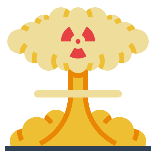 nucléaire Ultimatearm Flat Icône