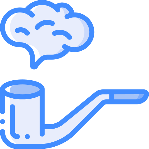 Pipe Basic Miscellany Blue icon