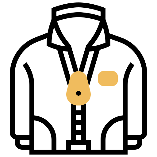 지퍼 Meticulous Yellow shadow icon