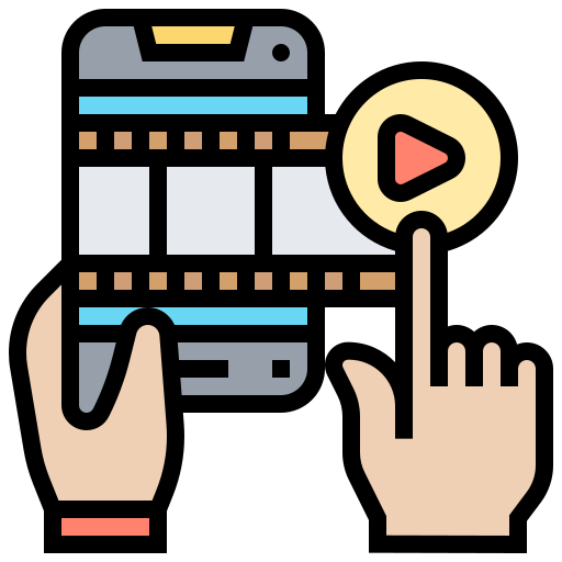 Movie player Meticulous Lineal Color icon