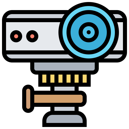 Multimedia projector Meticulous Lineal Color icon