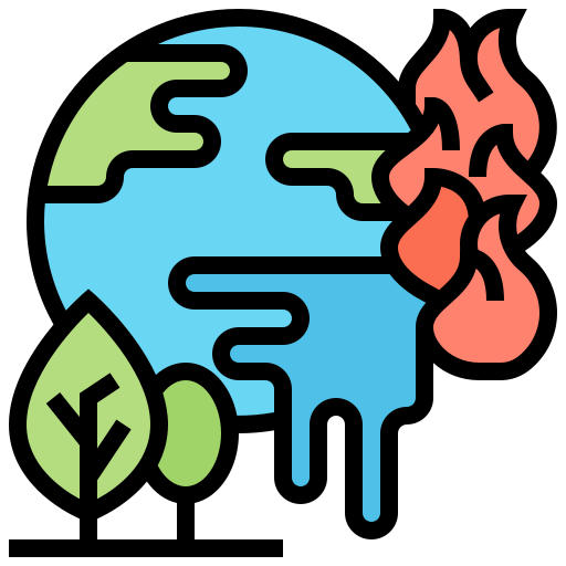Global warming Meticulous Lineal Color icon