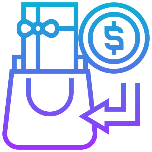 Cash payment Meticulous Gradient icon
