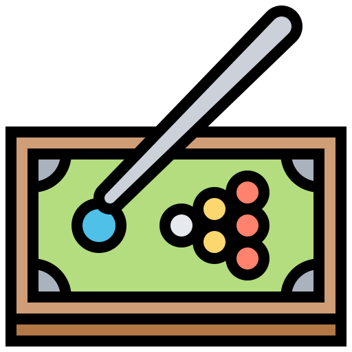 Snooker Meticulous Lineal Color icon