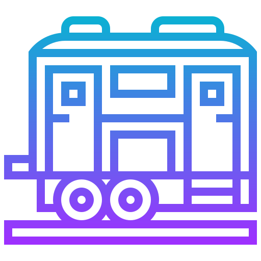 vagón de mercancías Meticulous Gradient icono