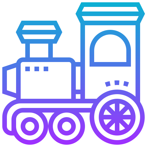 Steam locomotive Meticulous Gradient icon