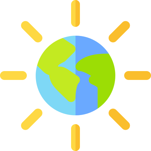 世界 Basic Rounded Flat icon