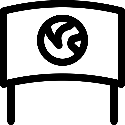 bandiera Basic Rounded Lineal icona