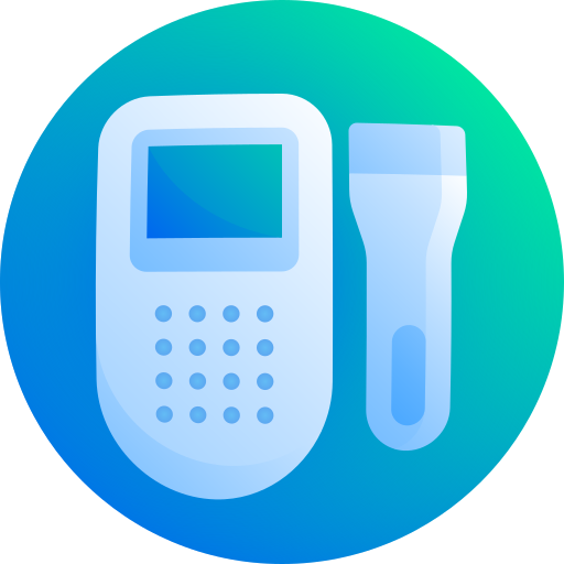 Doppler fetal monitor Gradient Galaxy Gradient icon