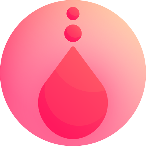Blood drop Gradient Galaxy Gradient icon