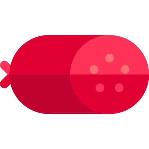 Pepperoni Basic Rounded Flat icon