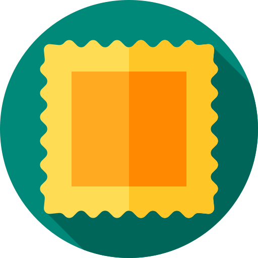 ravioli Flat Circular Flat ikona
