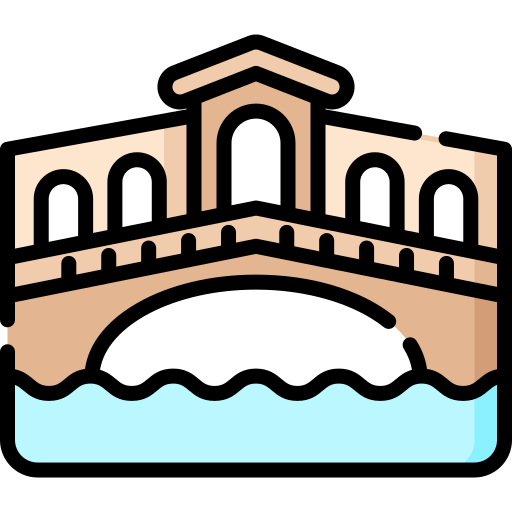 Rialto bridge Special Lineal color icon