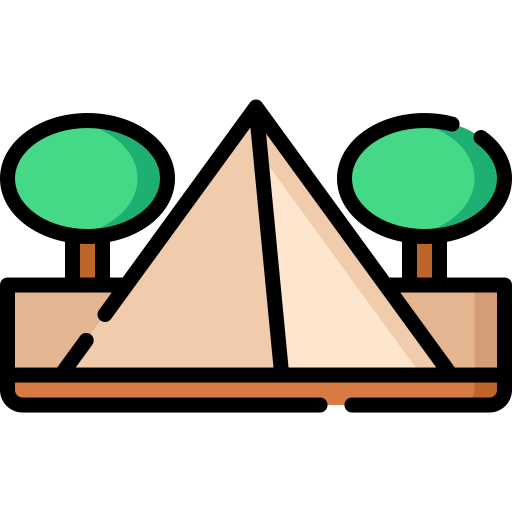 piramide cestia Special Lineal color icona