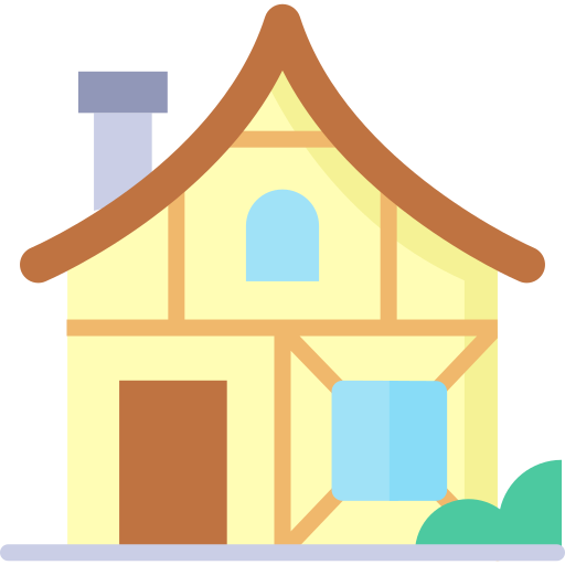 Medieval house Special Flat icon