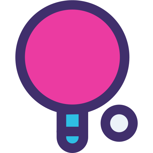 ラケット Generic Outline Color icon