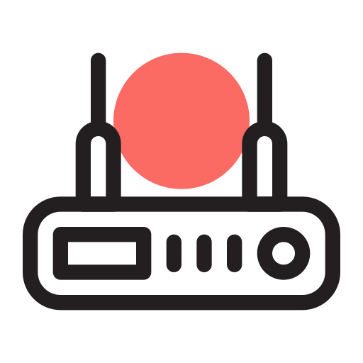 router Generic Rounded Shapes icon