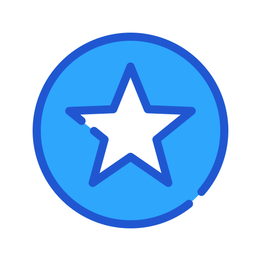 estrella Generic Blue icono