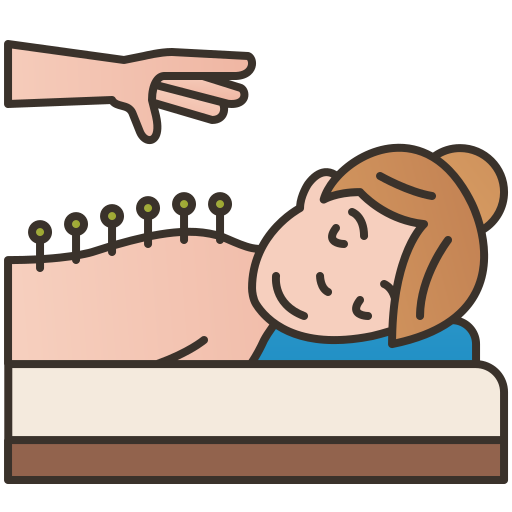 Acupuncture Amethys Design Lineal Color icon