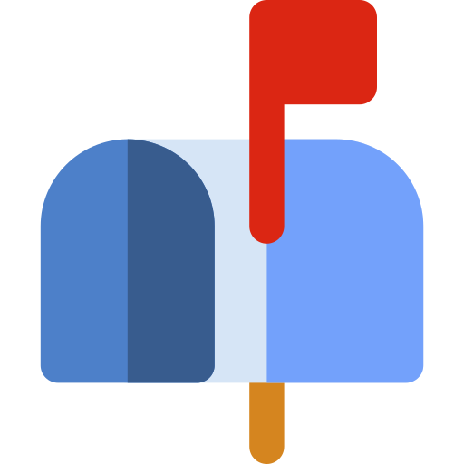 briefkasten Basic Rounded Flat icon