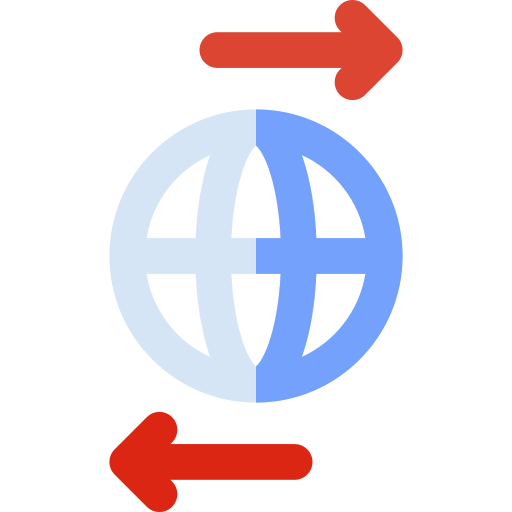 transfer Basic Rounded Flat icon