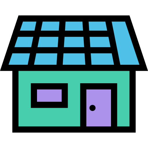 panel solar Coloring Color icono