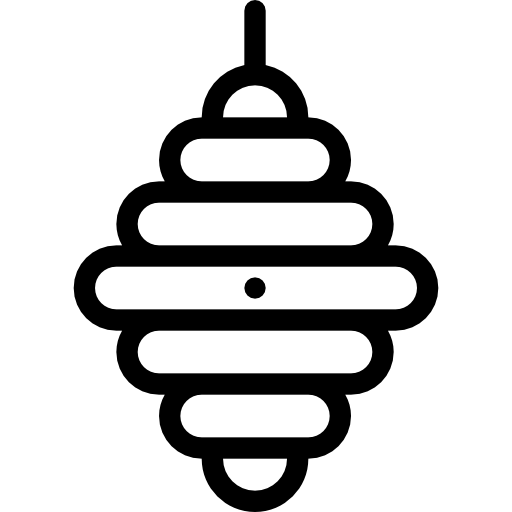 Beehive Coloring Lineal icon