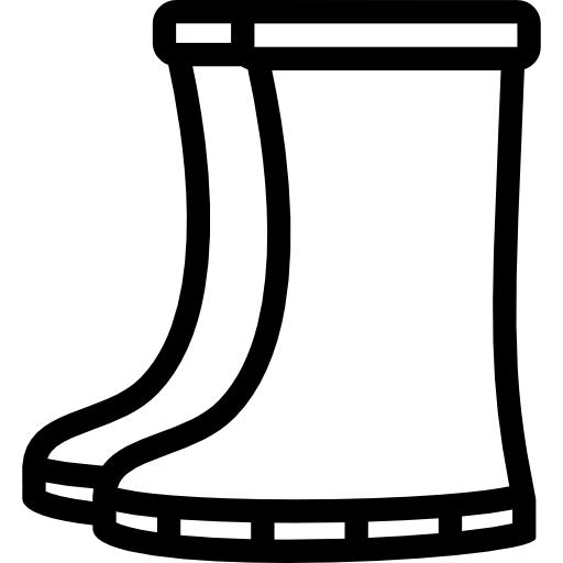 regenstiefel Coloring Lineal icon