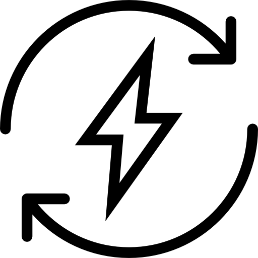 Electricity Coloring Lineal icon