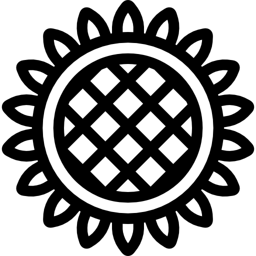 sonnenblume Coloring Lineal icon