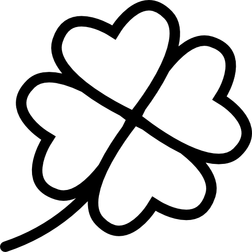 Clover Coloring Lineal icon