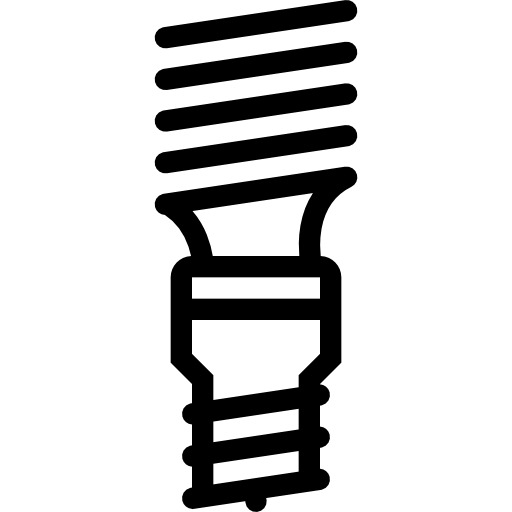 lampadina Coloring Lineal icona