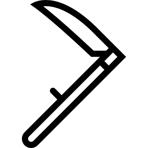 Scythe Coloring Lineal icon