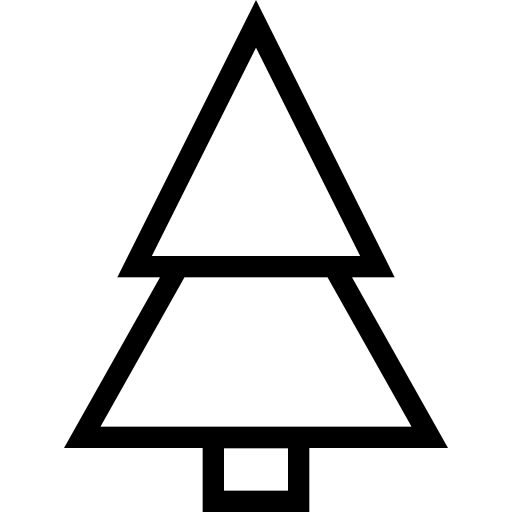 Pine Coloring Lineal icon