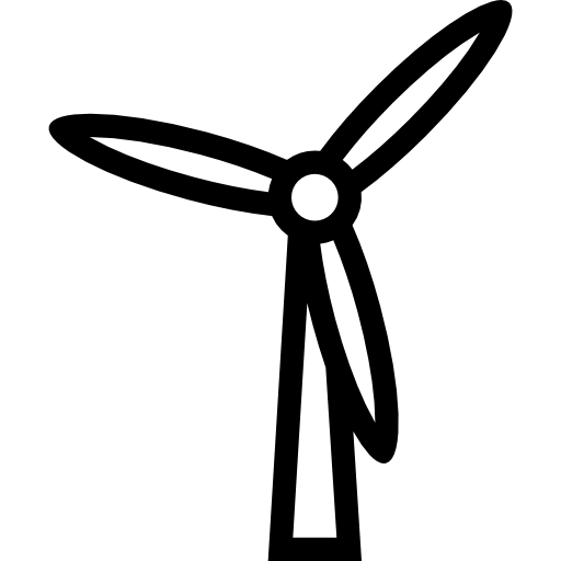 windmühle Coloring Lineal icon