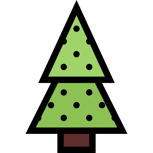 drzewko świąteczne Coloring Color ikona