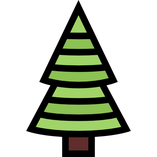 kerstboom Coloring Color icoon