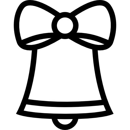 campana Coloring Lineal icono