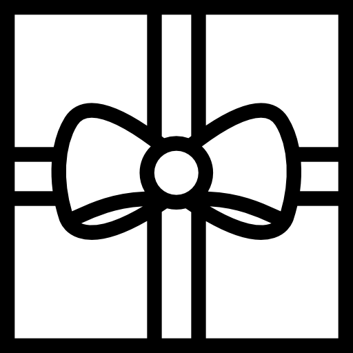 Gift Coloring Lineal icon