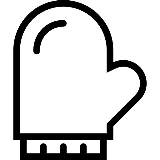 Mitten Coloring Lineal icon