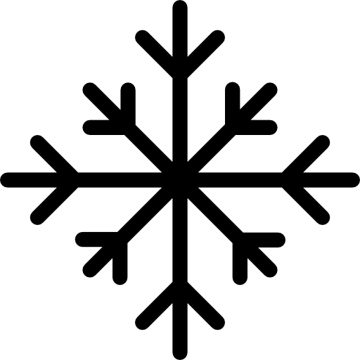 copo de nieve Coloring Lineal icono