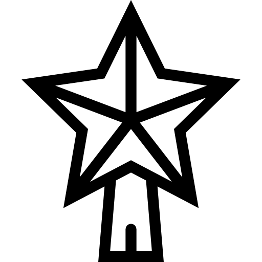 gwiazda Coloring Lineal ikona