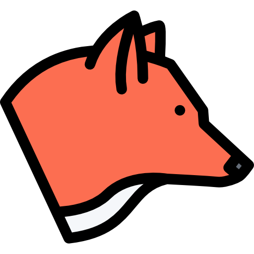 Fox Coloring Color icon