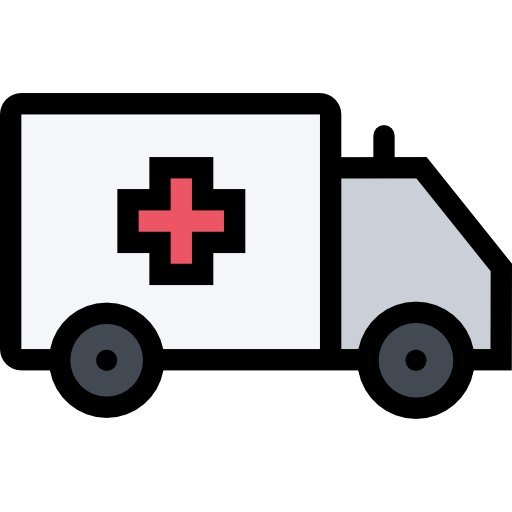 Ambulance Coloring Color icon