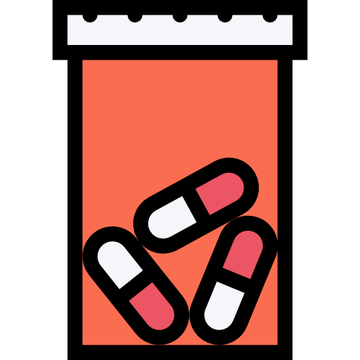 Pills Coloring Color icon