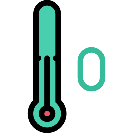 Thermometer Coloring Color icon