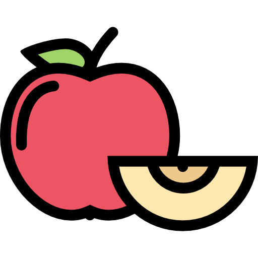 jabłko Coloring Color ikona