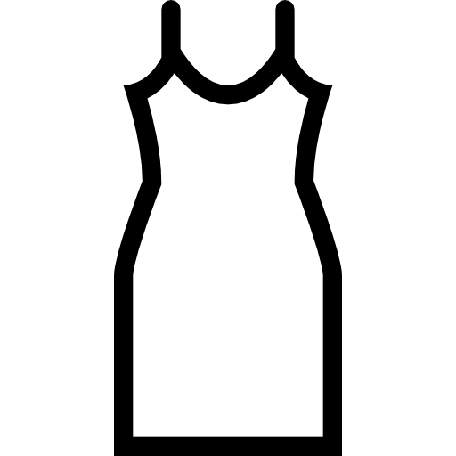 드레스 Coloring Lineal icon